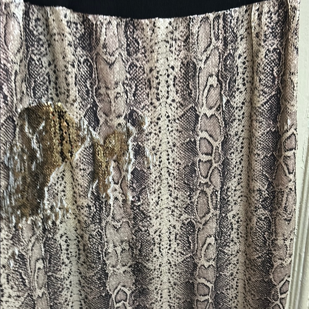 New - Python printed reversible to Gold sequin- - Picture 6 of 10